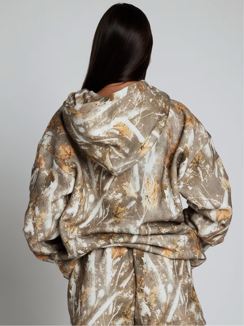 Comfrt Camo Zip Hoodie - Adirondack- S - Picture 2 of 7